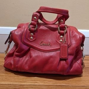 Coach Ashley Leather Satchel Handbag